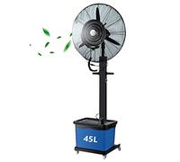 Ventilateur brumisateur extérieur, design oscillant, vitesses réglables, grand réservoir d'eau pour arrière-cour et patios