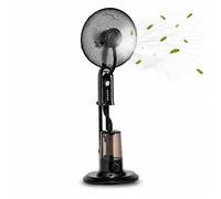 Ventilateur Brumisateur Sur Pied 40 Cm - Noir