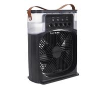 Ventilateur Brumisateur Led "Retro" 30cm Noir