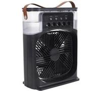 Ventilateur Brumisateur Led "Retro" 30cm Noir