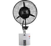 Ventilateur Brumisateur Mural Extérieur, 3 Vitesses, Ventilateur Oscillant à 90° Avec Brumisateur, Ventilateur Silencieux à Atomisation Commerciale Pour Terrasse, Camping, Terrasses,71cm/28in