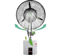 Ventilateur Brumisateur Mural Oscillant à 90°, Ventilateur Industriel D'extérieur, Ventilateur De Refroidissement étanche Pour Serre, Garage, Atelier, Terrasse Couverte,81cm/31.9in