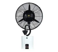 Ventilateur Brumisateur Oscillant Mural, Réservoir D'Eau De 10 L, 3 Vitesses, Oscillation À 90°, Idéal Pour Usines, Entrepôts, Lieux De Travail, Espaces De Loisirs, Arrêts De Bus Et Salles D'Attente,