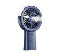 Ventilateur brumisateur portable - A - 4000 mAh - 3 vitesses - Rotation 90° - Bleu marine