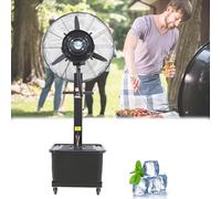 Ventilateur brumisateur portable avec fonctionnement silencieux et design étanche pour une utilisation en extérieur