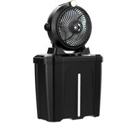 Ventilateur Brumisateur Portable Avec Seau 11L Et Led, Ventilateur Camping Avec 20000Mah Batterie, 3 Vitesses, 3 Modes De Brumisati