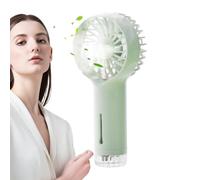 Ventilateur brumisateur portable de 15,2 cm pour enfants, extérieur avec fonction de refroidissement électrique, design léger pour le maquillage, le camping, la maison, compact, rechargeable