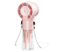 Ventilateur brumisateur portable | USB 12 000 tr/min personnel - Chargement USB silencieux pour cou 1200 mAh pour temps chaud, golf, stade, camping, voyages