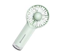Ventilateur brumisateur portable - Ventilateur portatif à 3 vitesses avec brumisateur | Puissant ventilateur à main | Ventilateur portatif 2025 | Ventilateur à main personnel de 600 mAh avec