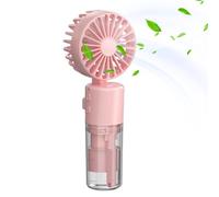 Ventilateur Brumisateur Portatif avec Brouillard d'Eau - Pulvérisation Portable Rechargeable pour Refroidissement - Fournitures d'Été