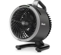 Shark FlexBreeze HydroGo, ventilateur brumisateur portable, rafraîchisseur d'air silencieux intérieur/extérieur, discret et durable, avec/sans fil, léger, flux d’air jusqu’à 20 m, charbon FA050EU
