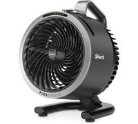 Shark FlexBreeze HydroGo, ventilateur brumisateur portable, rafraîchisseur d'air silencieux intérieur/extérieur, discret et durable, avec/sans fil, léger, flux d’air jusqu’à 20 m, charbon FA050EU