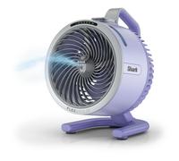 Shark FlexBreeze HydroGo, ventilateur brumisateur portable, rafraîchisseur d'air silencieux intérieur/extérieur, discret et durable, avec/sans fil, léger, flux d’air jusqu’à 20 m, Lila FA050EULV