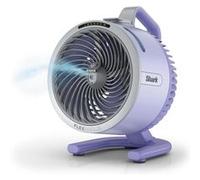 Shark FlexBreeze HydroGo, ventilateur brumisateur portable, rafraîchisseur d'air silencieux intérieur/extérieur, discret et durable, avec/sans fil, léger, flux d’air jusqu’à 20 m, Lila FA050EULV