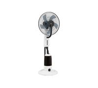 Ventilateur brumisateur - HOMCOM - 90 W - oscillation à 70°, 3 vitesses, réservoir d'eau de 2,8L et roulettes - blanc