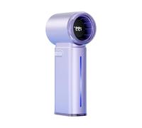 Ventilateur brumisateur USB portable avec écran numérique, 199 vitesses, design compact, batterie rechargeable pour activités intérieures et extérieures, ventilateur brumisateur portable avec