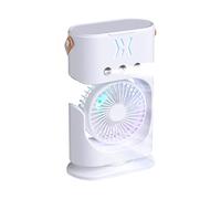 Ventilateur brumisateur - Vaporisateur d'eau pour le bureau - Ventilateur de brumisation compact - Ventilateur de pulvérisation personnel - Ventilateur de voyage pour l'extérieur - Pulvérisateur