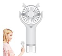 Ventilateur brumisateur, ventilateur à main rechargeable, 3 refroidissements réglables, humidificateur à jet d'eau, portable, alimenté par USB, pour voyage, maison, bureau, camping, utilisation en