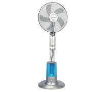 Ventilateur Brumisateur Ventilateur Sur Pied Oscillant À 120° Réservoir D'eau de 3,2L Refroidisseur D'air pour Chambre À Coucher, Salon et Bureau À Domicile(Silver)