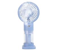 Ventilateur brumisateurs pliable avec brume rafraîchissante à 3 vitesses, refroidisseur d'air portable pour les voyages en plein air, le camping, la plage, la maison, la salle de sport, le pique-nique