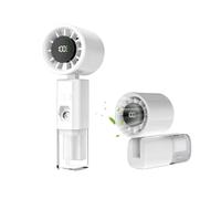 Ventilateur Brumisateurs Portable, USB C 1-100 Vitesses Réglables,Écran LED