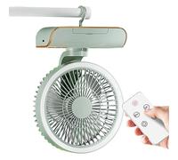 Ventilateur Bureau Circulateur - Suspendu Charge USB | Silence Chambre | 5 Vitesses Transportable, Orientation Verticale Horizontale, Avec Télécommande Pour Séchage Intérieur Renouvellement D'Ai