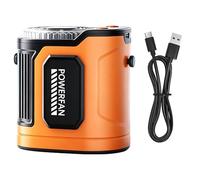 Ventilateur Ceinture Portable | 5 Vitesses 3600 mAh Rechargeable Puissant Flux d'Air Portable - Ventilateur Personnel Portatif À Clip De Taille,Pour Camping Randonnée Trekking Marche Travail Activité