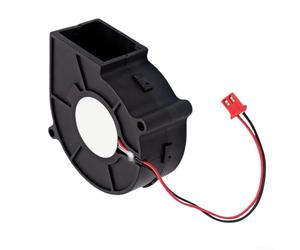 Ventilateur Centrifuge DC 12V Débit Élevé en PBT pour Chaudière et Poêle à Granulés Silencieux Compact
