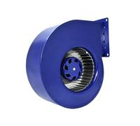 Ventilateur centrifuge industriel à échappement radial entrée unique, feuille galvanisée de 160mm, AC 230V