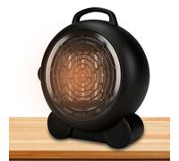 Ventilateur Chauffant Combiné,Trois Niveaux De Puissance Ventilateur Circulateur Réglable | Mini Chauffage Silencieux avec Protection Surchauffe et Anti-Basculement - Pour Salle de Bain Bureau Intérie