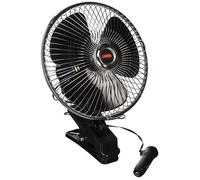 Ventilateur - Chrome - 24V - Fonction fixe/oscillante - Grille chromée - Réglage directionnel