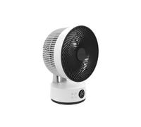 Ventilateur circulateur d'air de bureau Meaco MeacoFan Sefte 10 PRO, avec batterie et application, portable, silencieux, 12 vitesses, oscillation automatique, blanc