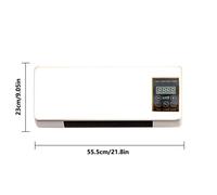 Ventilateur Climatiseur - JOULLI - 2000W - Chauffant - avec télécommande - Ventilateur mural à usage domestique