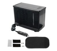 Ventilateur Climatiseur Portable Pour Voiture, Humidificateur Climatiseur Ventilateur Automobile, Rafraîchisseur d'Air Évaporatif 12V pour Camion Camping-Car Voyage Sous-Sol Chambre Garage