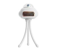 Ventilateur Clippable USB pour Poussette,Ventilateur Personnel 3 Vitesses Avec Trépied Flexible | Outil Portable Rechargeable Pour Extérieur, Voyage, Sommeil, Lit, Vélo, Siège Auto, Bureau, Maison Et
