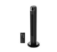 Ventilateur Colonne 17JR - 45 W - Télécommande - 3 Vitesses - Silencieux Puissant - 92 cm - Noir