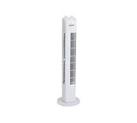 Ventilateur colonne - 40W - Hauteur 78 cm - 3 vitesses - Oscillant - Minuterie - Blanc