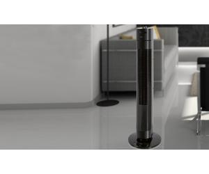 Ventilateur colonne Clatronic : Noir
