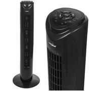 Ventilateur colonne Green Blue GB645 avec télécommande 3 modes 3 vitesses oscillation 80° 45W Minuterie Hauteur 82 cm