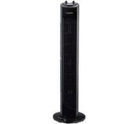 Ventilateur colonne OCEANIC 40W Hauteur 78 cm 3 vitesses Oscillant Minuterie Noir Noir G