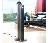 Ventilateur Colonne Oscillant Avec Minuterie 45w Noir