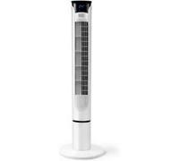 Ventilateur colonne oscillant Black + Decker 101cm 45W blanc