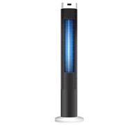 Ventilateur Colonne sans Pales avec Refroidisseur d'air pour Radiateur Et Télécommande - Oscillation À 80° - Minuterie De 7 Heures, Climatiseur Portable Silencieux. Hauteur : 80Cm/105Cm