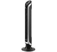 Ventilateur colonne sur pied avec minuterie 40w gris noir