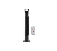 Ventilateur Homcom Ventilateur colonne tour oscillant silencieux 40 W télécommande panneau contrôle tactile 3 vitesses Ø 18 x 78H cm noir