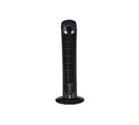 HOMCOM Ventilateur colonne silencieux et puissant 45W ventilateur tour 3 vitesses et oscillant 70°, pour chambre, bureau, 27 x 27 x 75 cm, noir
