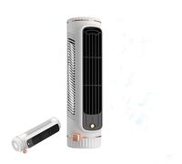 Ventilateur Colonne,Ventilateur Horizontal,Ventilateur Bureau Sans Pales,3 Vitesses Réglage,Ventilateur Silencieux,Refroidissement Rapide,Ventilateur Tour,Idéal pour Bureau,Salon,Chambre (Blanc)