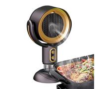 Ventilateur compact: extracteur portable, nettoyant pour ions négatifs | Appareil de cuisine pratique pour éliminer les odeurs de cuisson qui réduisent l'accumulation de fumée et l'air de
