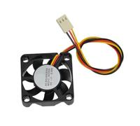 Ventilateur compact sans balais à 3 broches pour la ventilation | Connecteur à 3 broches et câble à trois fils, quatre trous de dans les pour planifier les