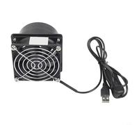 Ventilateur compact USB avec contrôle de vitesse réglable, convient pour la ventilation continue de la cuisine et le nettoyage de l'air (A)